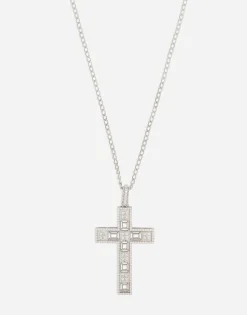 Tradition pendant in white gold 18Kt with rubies and diamonds