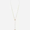 Tradition yellow gold rosary necklace