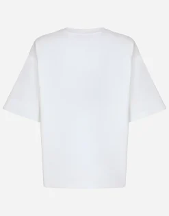 T-shirt with flocked DG logo