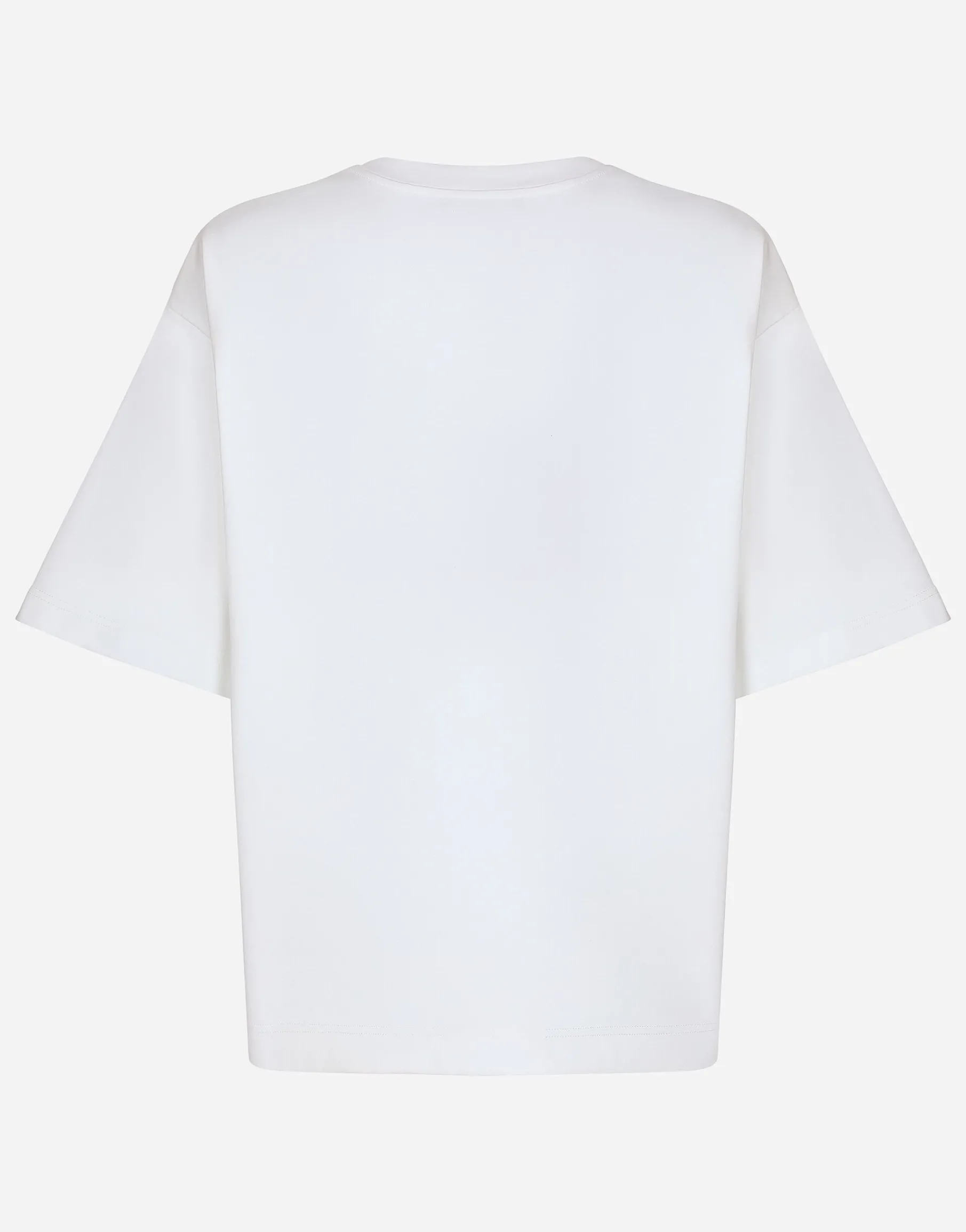 T-shirt with flocked DG logo