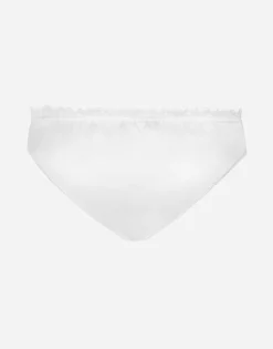 Tulle panties with satin