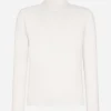 Turtle-neck sweater in virgin wool