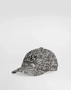Tweed baseball cap