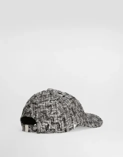 Tweed baseball cap