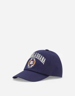 Twill baseball cap with Dolce&Gabbana logo