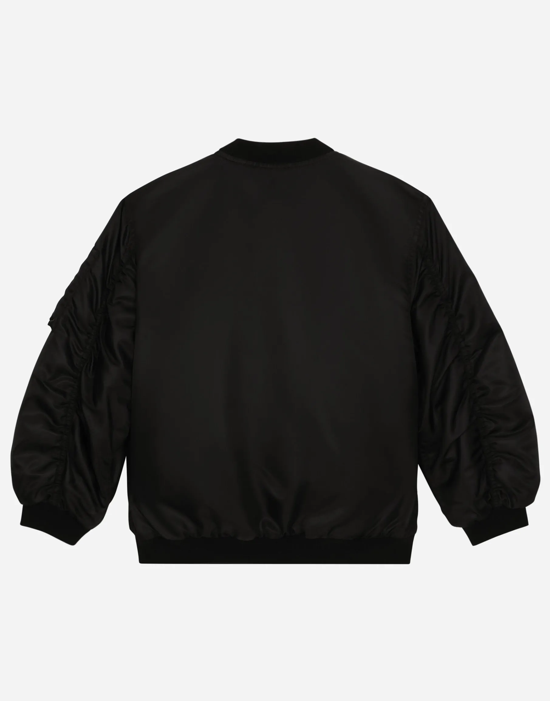 Twill bomber jacket with logo tag