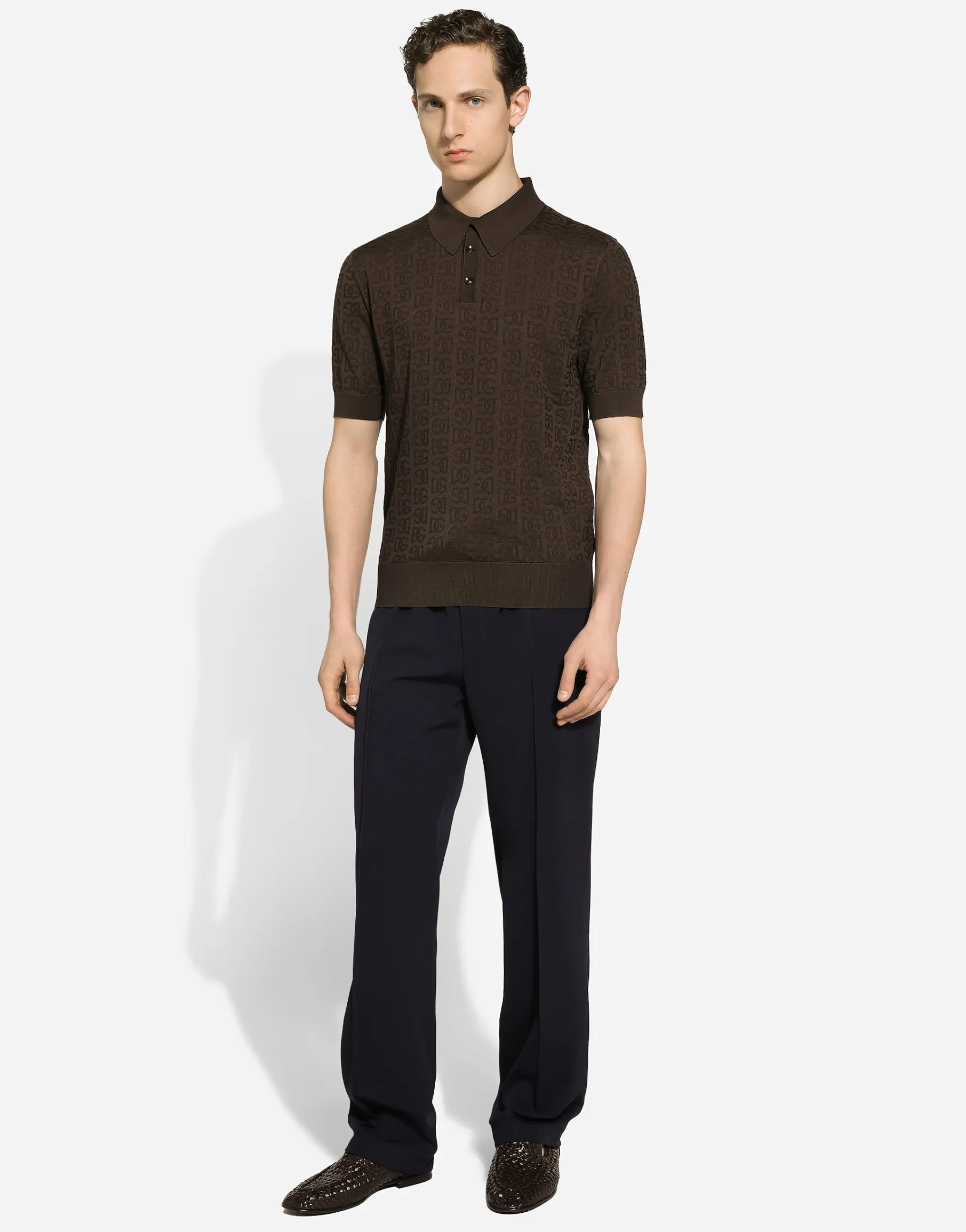 Twill jogging pants