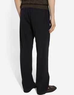 Twill jogging pants