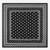 Twill scarf with all-over DG logo print (90 x 90)