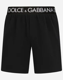Two-way stretch cotton boxer shorts