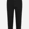 Two-way stretch cotton leggings