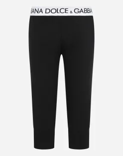 Two-way stretch cotton leggings