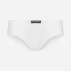 Two-way stretch jersey Brando briefs with logo label