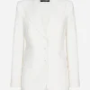 Two-way stretch wool jacket