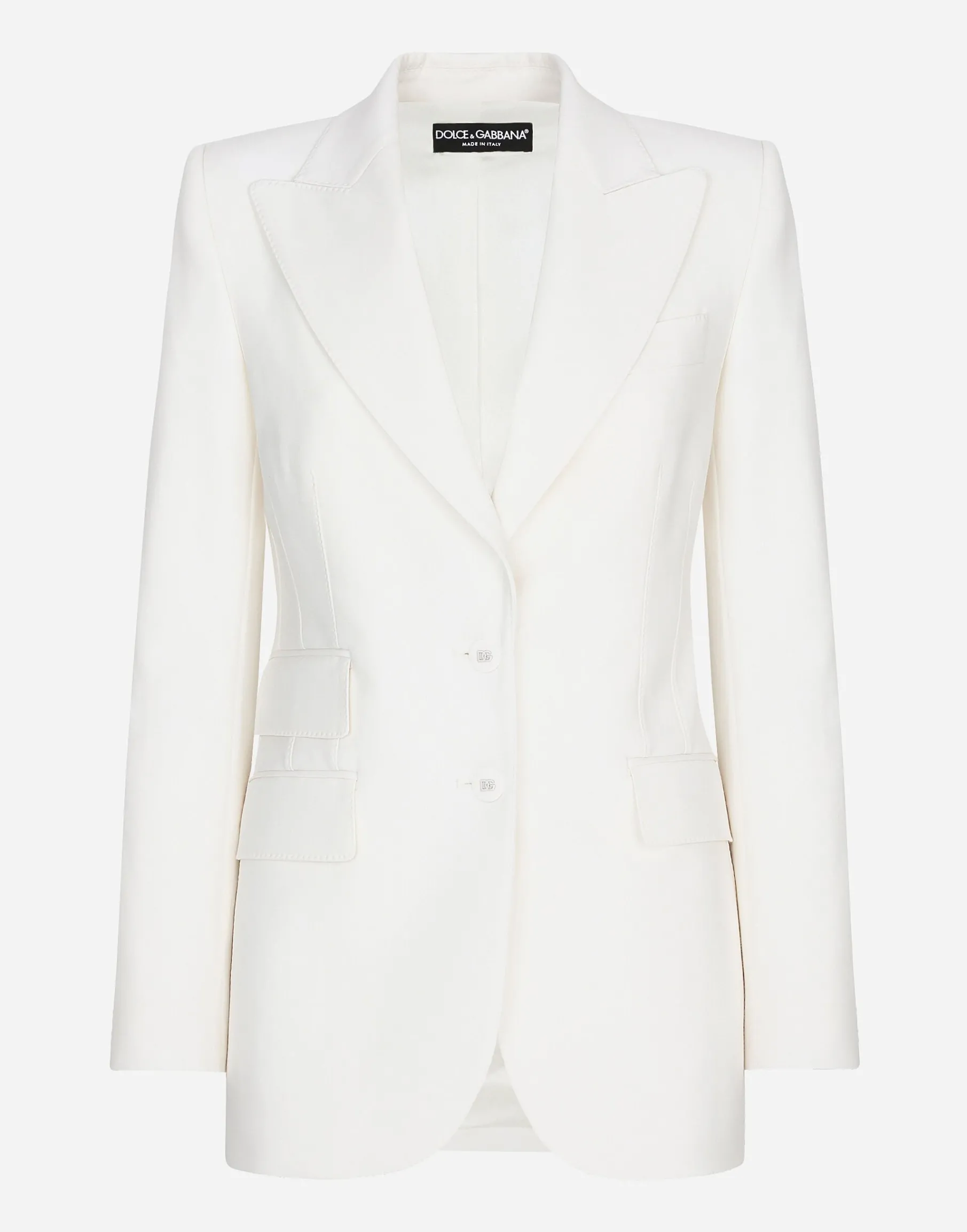 Two-way stretch wool jacket