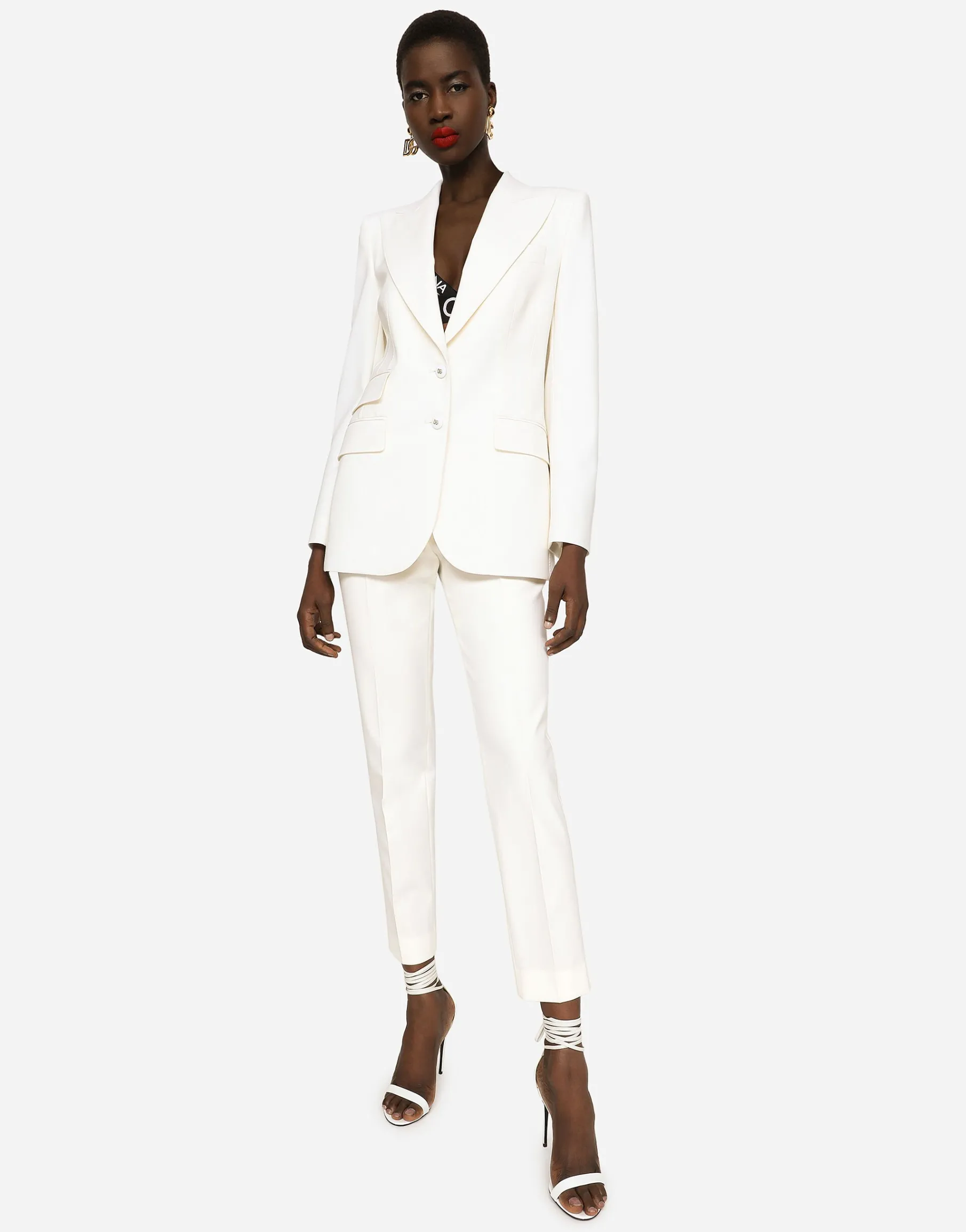 Two-way stretch wool jacket