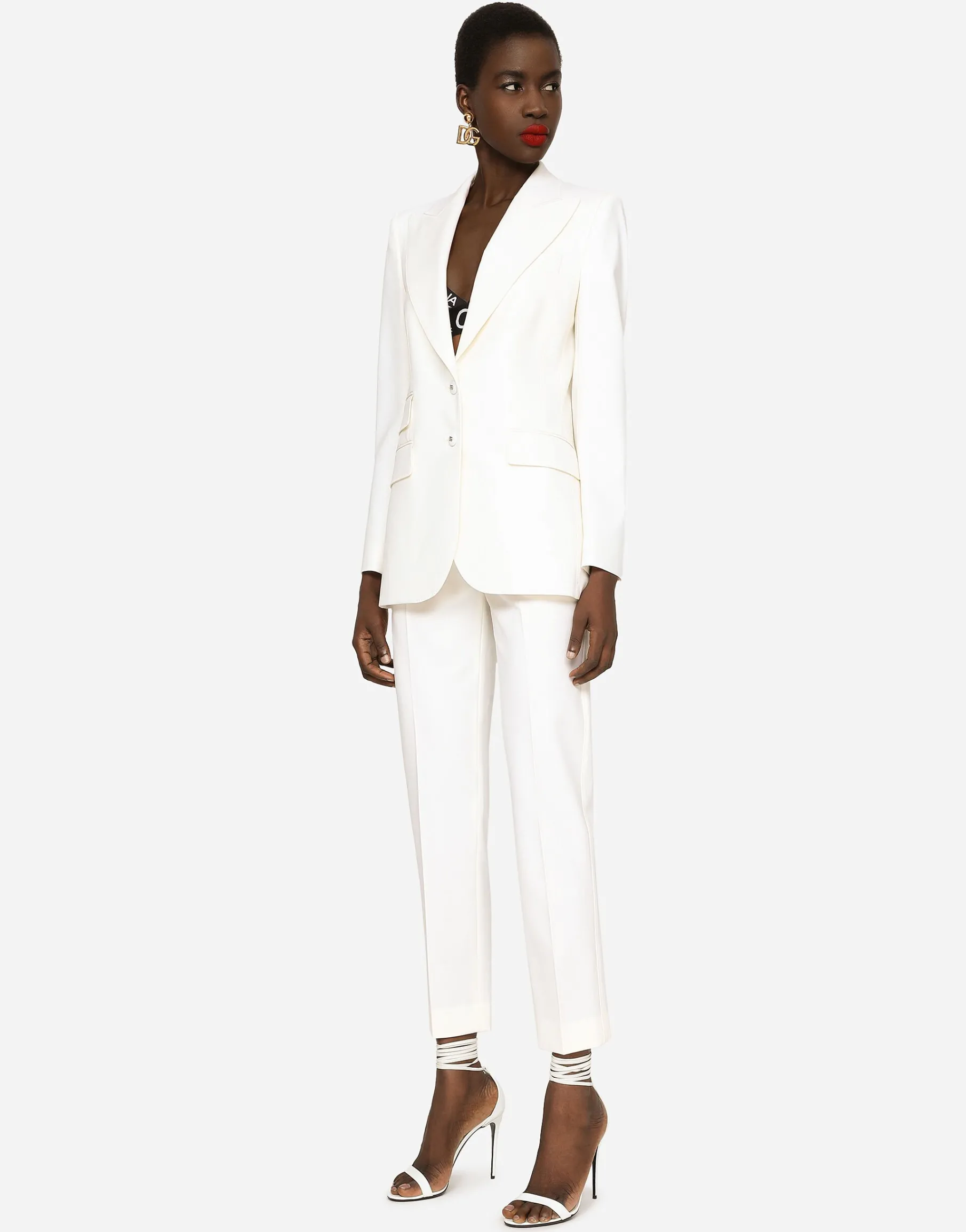 Two-way stretch wool jacket