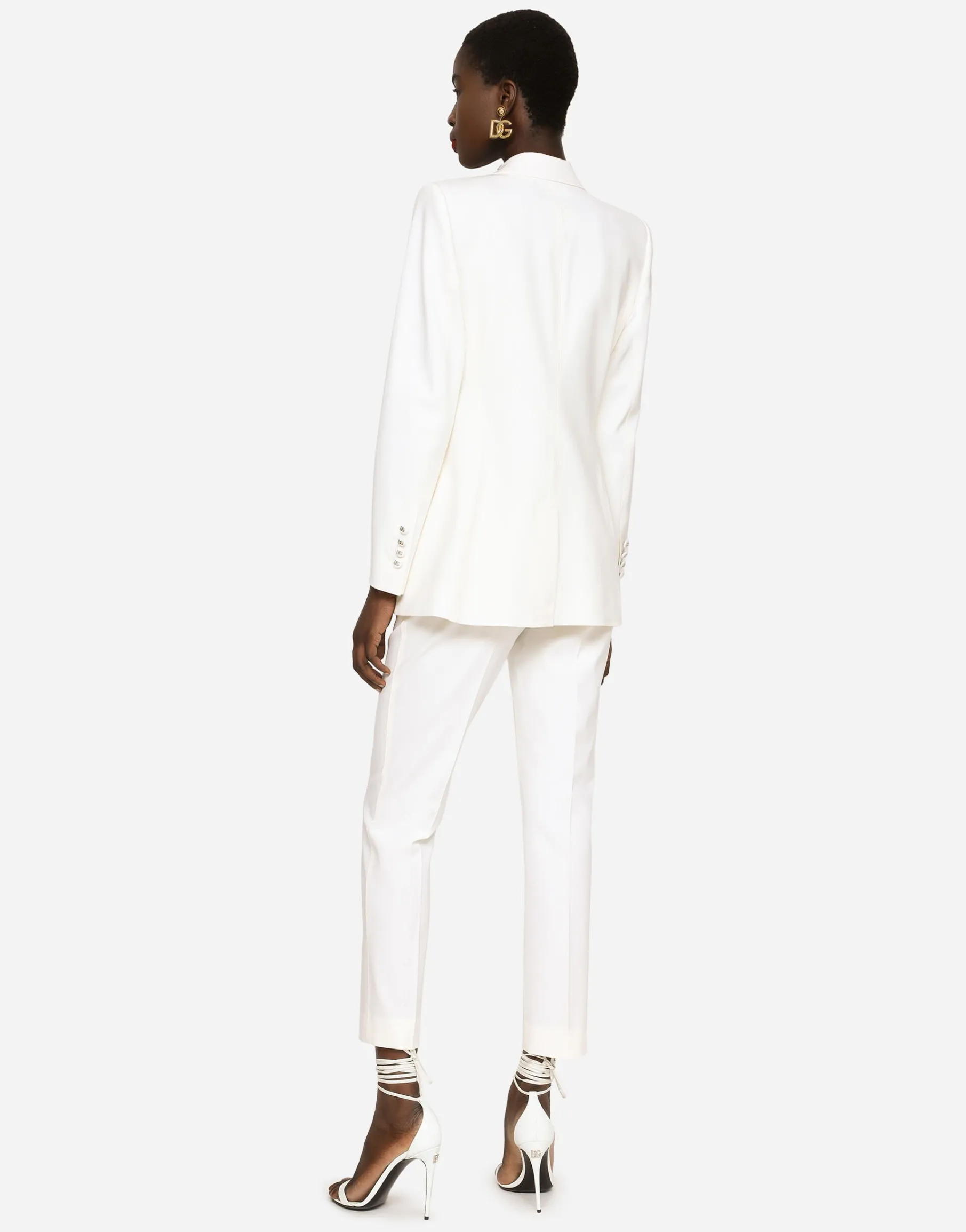 Two-way stretch wool jacket