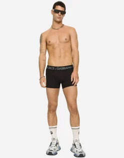 Two-way-stretch jersey boxers