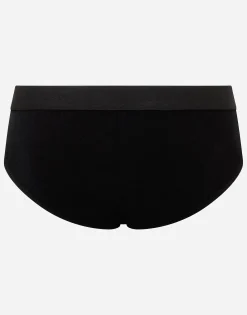 Two-way-stretch jersey Brando briefs with crest