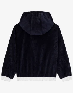 Velvet hoodie with DG laurel logo