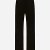 Velvet jogging pants