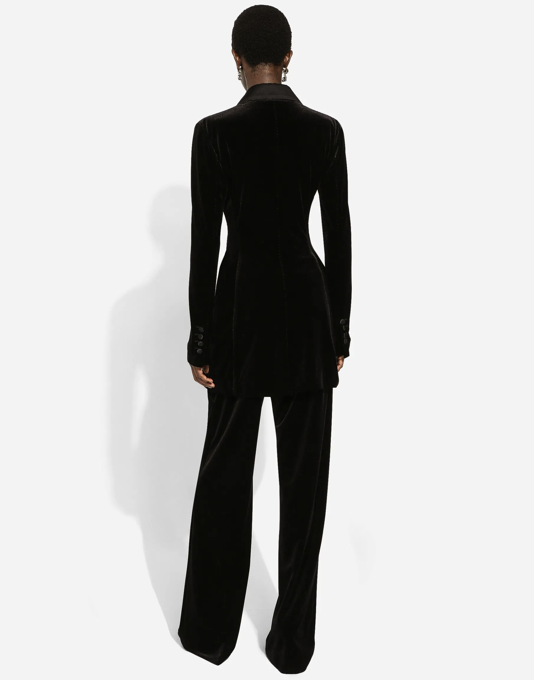 Velvet jogging pants