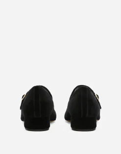 Velvet Mary Janes