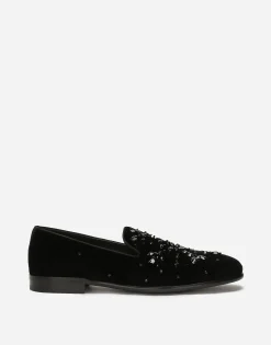 Velvet slippers