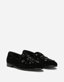 Velvet slippers