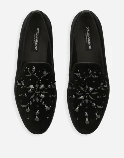 Velvet slippers