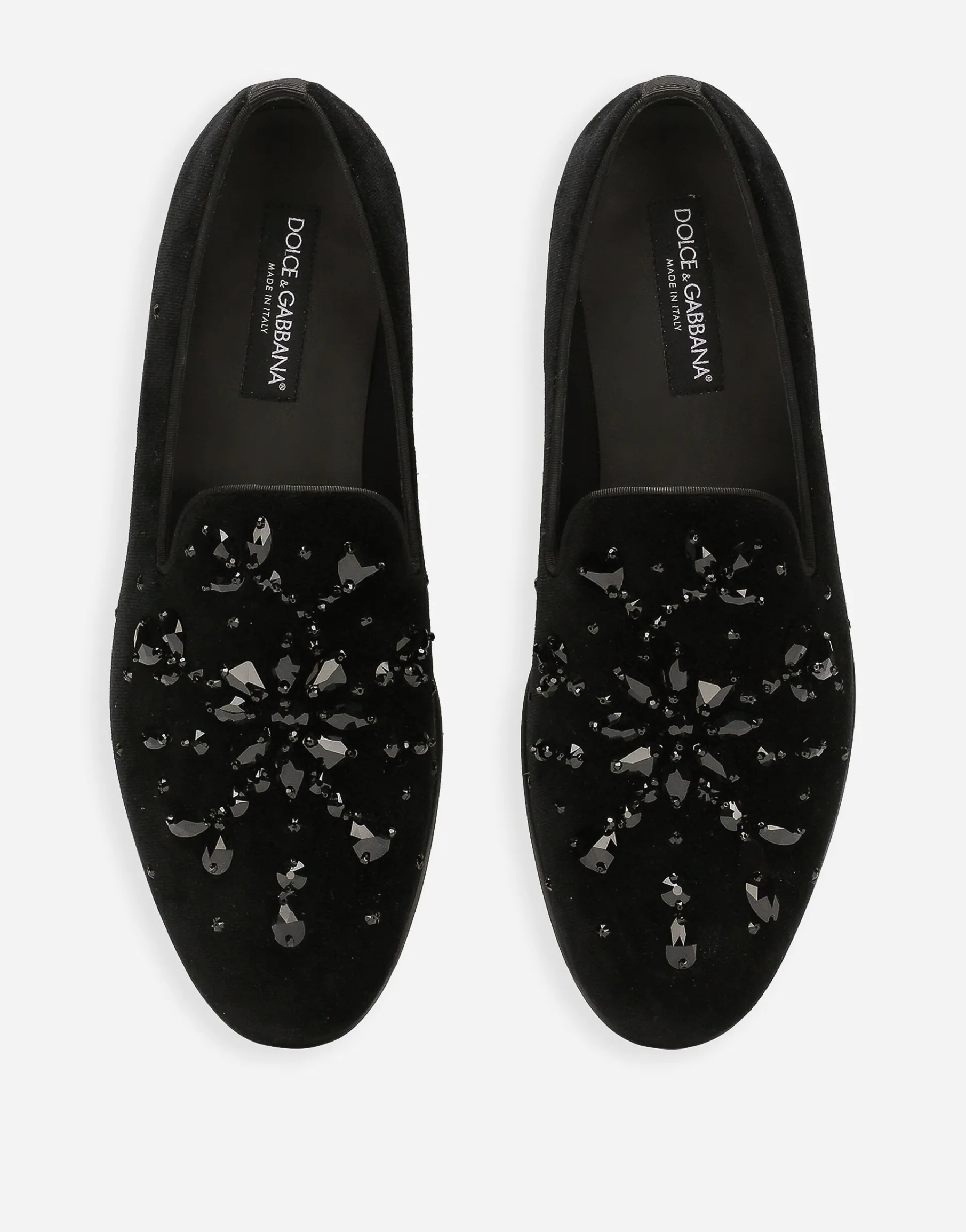 Velvet slippers
