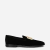 Velvet slippers with DG logo