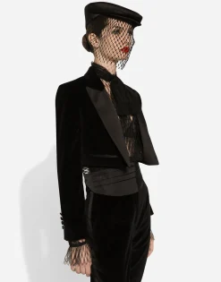 Velvet Spencer tuxedo jacket
