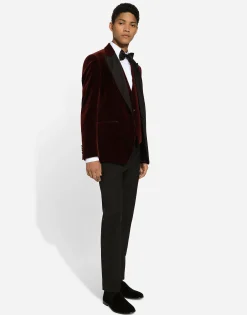 Velvet tuxedo jacket
