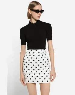 Viscose polo-shirt