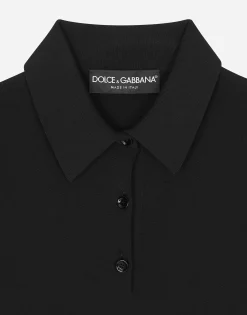 Viscose polo-shirt