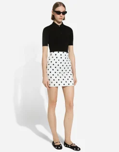 Viscose polo-shirt