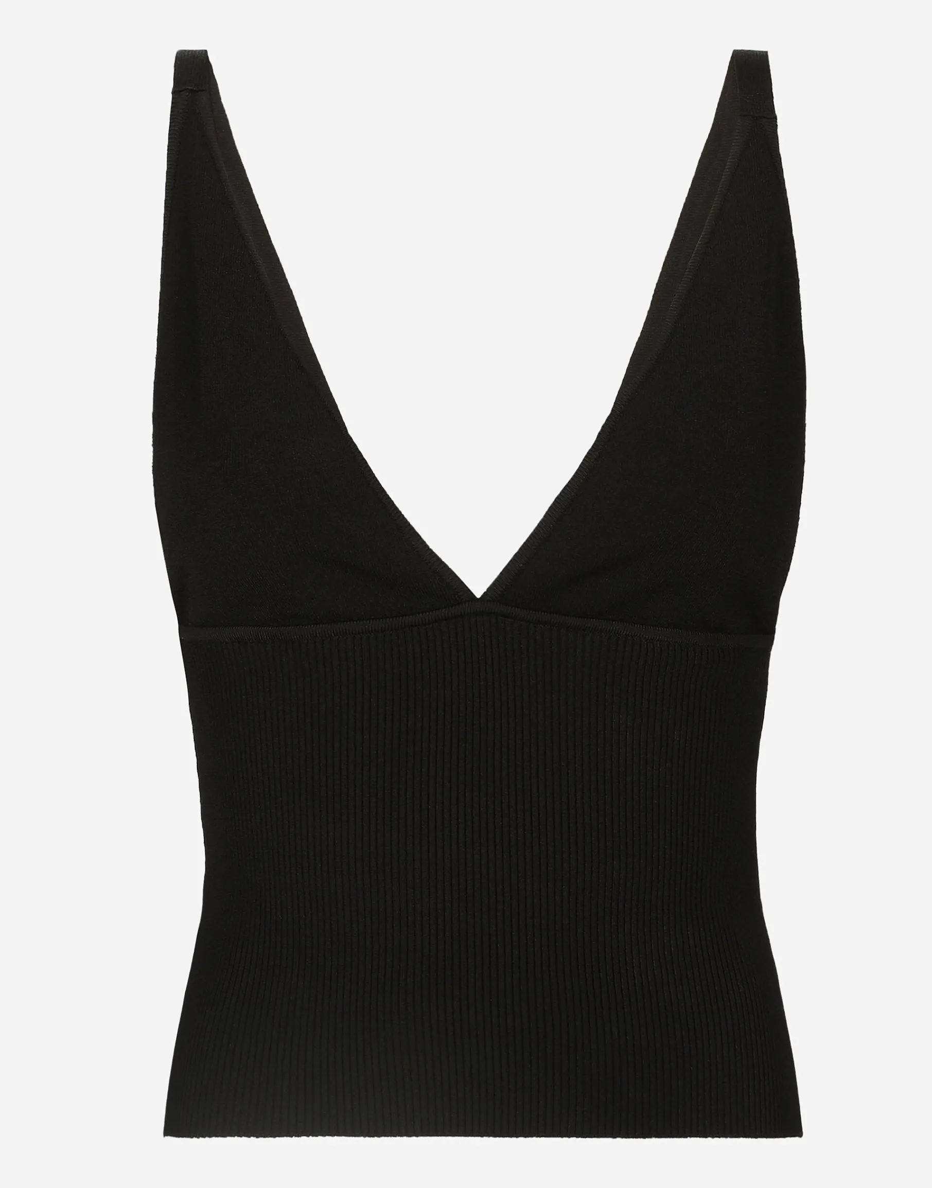 Viscose-knit vest top