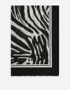 Voile sarong with zebra print (110 x 190)