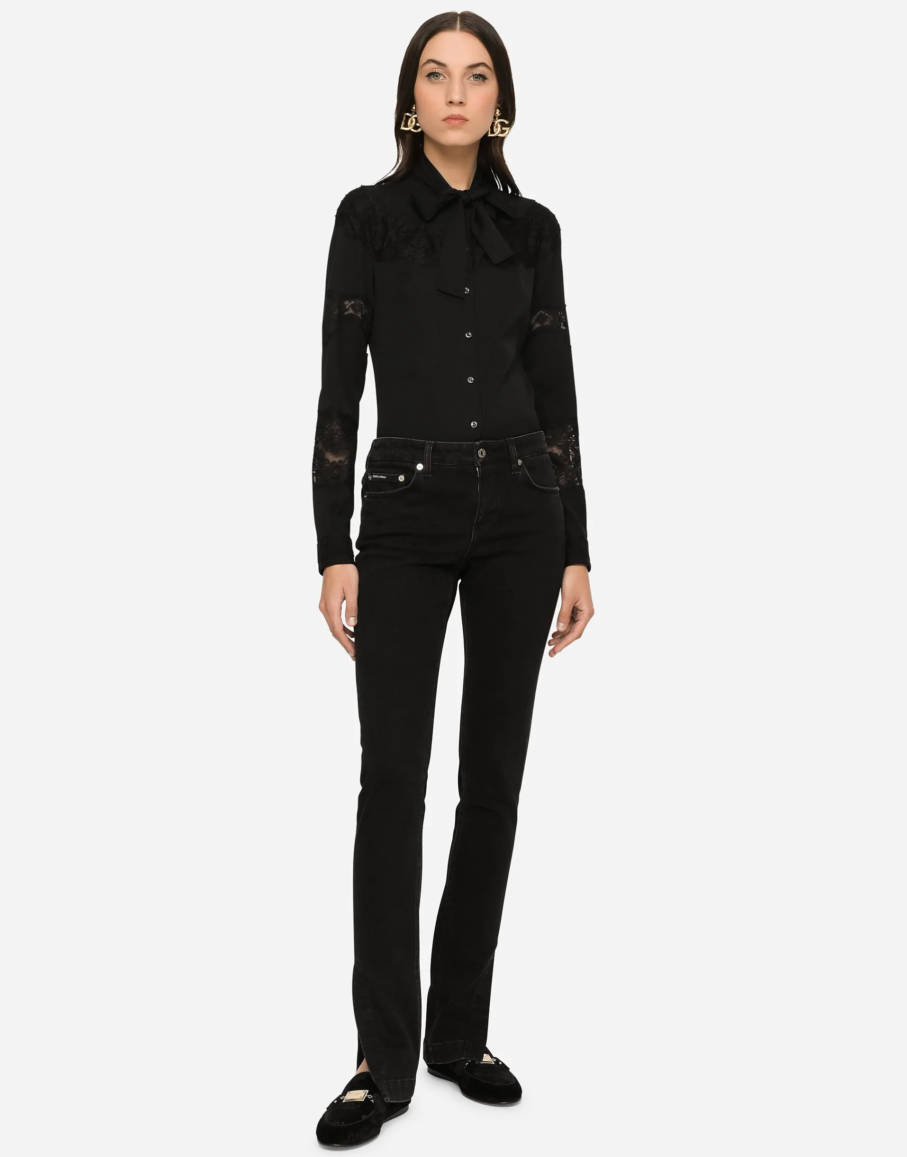 Washed denim Girly jeans