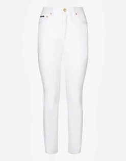 White denim Audrey jeans