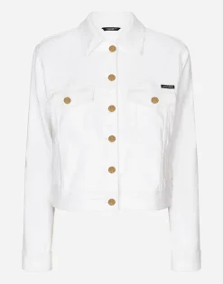 White denim jacket