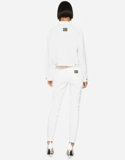White denim jacket