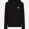 Wool and cashmere hooded sweater