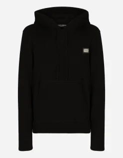 Wool and cashmere hooded sweater