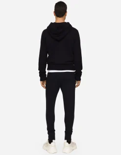 Wool and cashmere hooded sweater