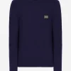 Wool and cashmere round-neck sweater