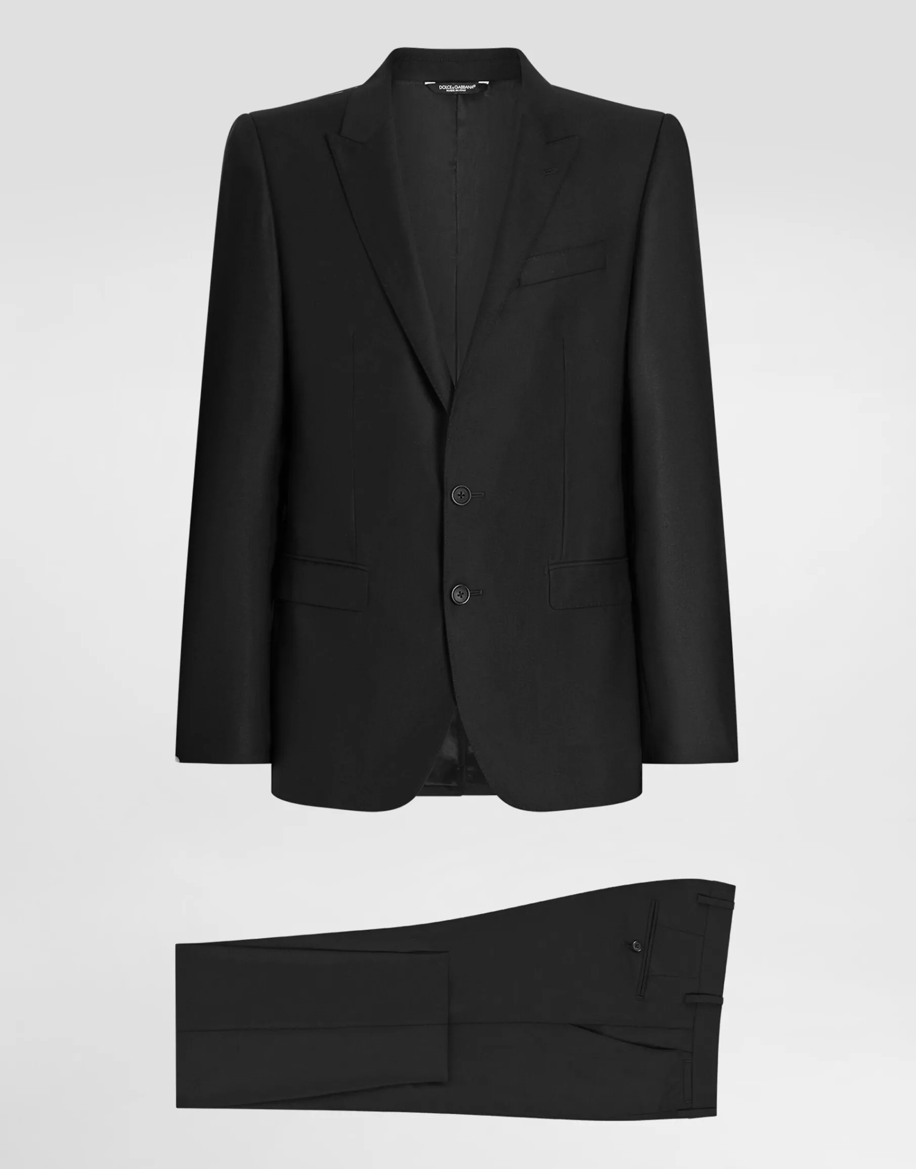 Wool and silk Martini-fit suit