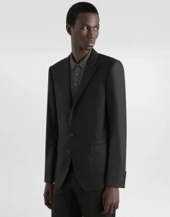 Wool and silk Martini-fit suit
